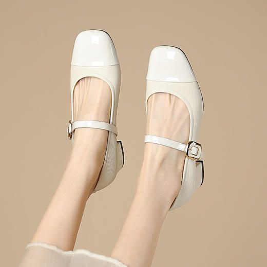 品质好货| Safiya/索菲娅2024新款春季法式百搭深口玛丽珍单鞋 SF41111708 商品图0