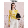 VIMAGE纬漫纪春季新款设计感小众修身气质小上衣V2113710 商品缩略图0