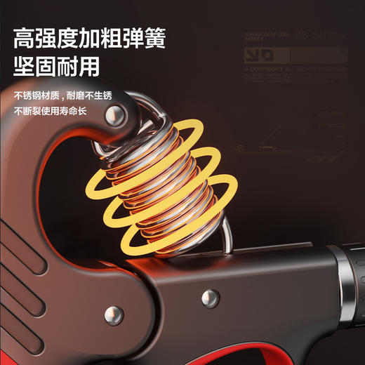 【手指手腕力量训练】握力器电子计数握力器手臂力量健身器训练锻炼器五指握力器 商品图2