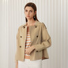 【短款双排扣风衣外套】24年春夏新品女士短款时尚通勤小外套 商品缩略图1