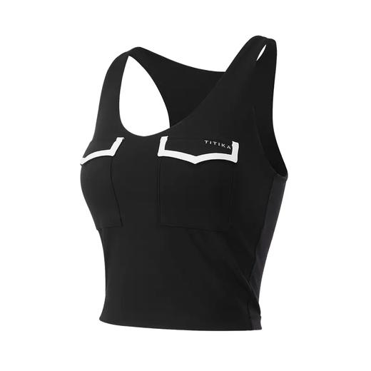 TITIKA ACTIVE瑜伽服小香风口袋运动瑜伽背心 42B11125 商品图4