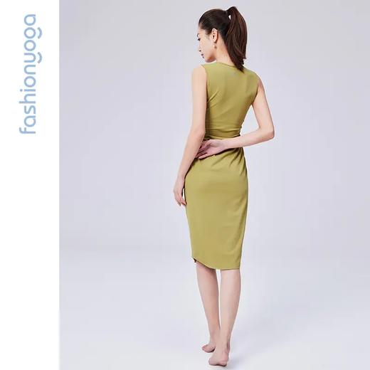 凡圣瑜伽侧腰抽褶修身连衣裙 FC14521 商品图10