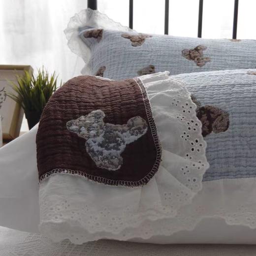 枕巾纯棉花边枕巾 商品图2