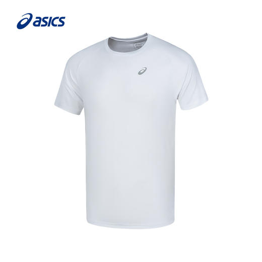 ASICS亚瑟士男式舒适跑步短袖套头圆领反光印花时尚运动T恤2011D046 商品图5