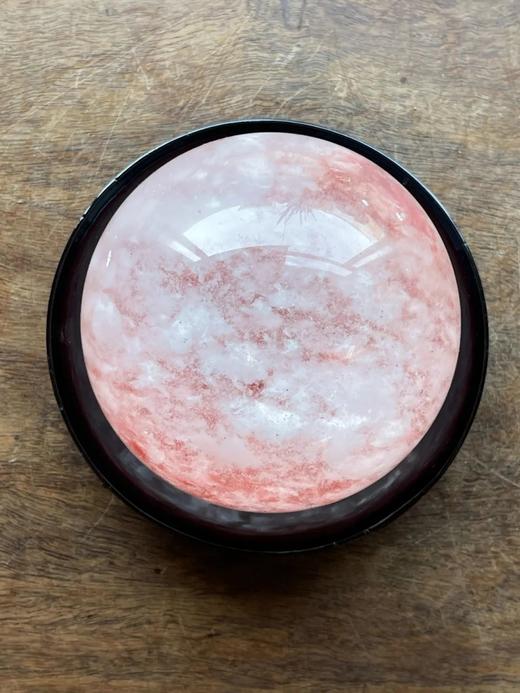 粉红人造水晶球与大漆底座，顺丰包邮 商品图7