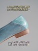 一款两穿波点BlingBling烫钻弹力色丁乐福鞋 里垫小羊皮 细腻柔滑透气好 优雅特别 DA牌轻奢感 耐磨舒适好走 平跟优雅知性 开车上班百搭舒适通勤 双色可选 商品缩略图12