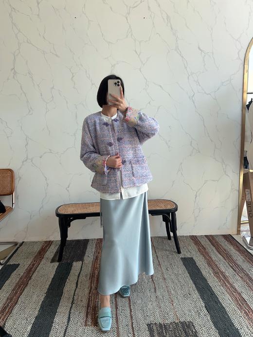 一款两穿波点BlingBling烫钻弹力色丁乐福鞋 里垫小羊皮 细腻柔滑透气好 优雅特别 DA牌轻奢感 耐磨舒适好走 平跟优雅知性 开车上班百搭舒适通勤 双色可选 商品图10