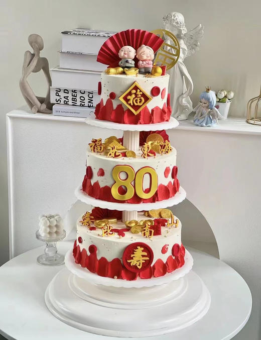 祝寿多层蛋糕B 商品图0