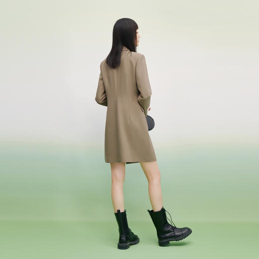 【商城同款】小麦檬春梭织连衣裙4E1290601 商品图3