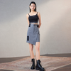 MAXRIENY丨高腰半身裙女2022春季设计感显瘦拼接包臀裙洋气短裙(货号:MS87SK009) 商品缩略图1