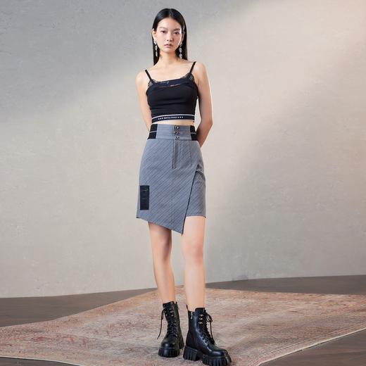 MAXRIENY丨高腰半身裙女2022春季设计感显瘦拼接包臀裙洋气短裙(货号:MS87SK009) 商品图1