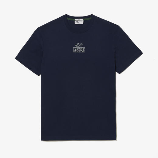 小鱼 春夏新款 标志性印花大标+字母 纯棉圆领短袖T恤 男女同款 特惠 Z-11395 商品图4