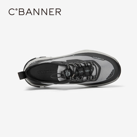 千百度透气网面鞋男春夏厚底增高休闲鞋运动鞋A24110916 商品图2