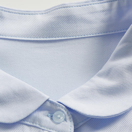 谜底定位印花衬衫短袖女2024夏新款复古小翻领宽松衬衣246MC7012 商品图3