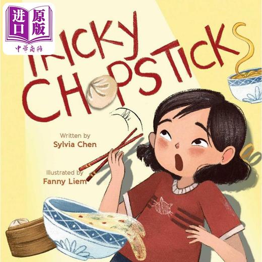 【中商原版】Fun China趣读中华 棘手的筷子 Tricky Chopsticks 英文原版 儿童绘本故事 中国传统文化 精装精品绘本 进口童书 商品图0