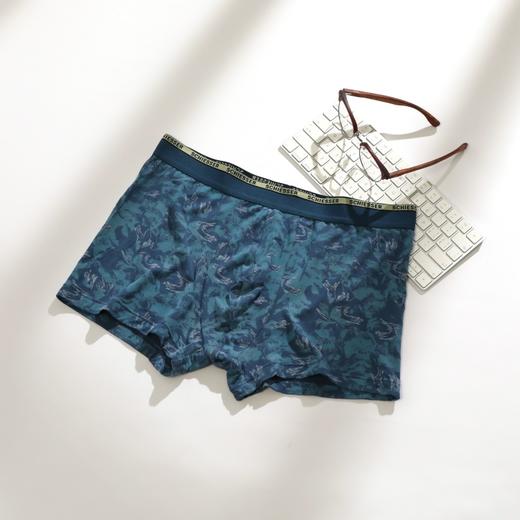 【印花莫代尔】SCHIESSER 德国舒雅男士中腰莫代尔平角裤39/22544T 商品图0