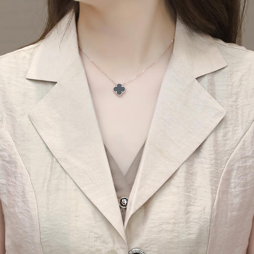 修身时尚，短袖小衫+休闲高腰阔腿裤两件套QYM-OMS-SDA131-L 商品图3