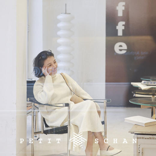 PETIT SCHAN小闪 CLO#184 quicksand 流沙 100%黄金羊毛结构设计毛衣/伞裙 商品图4