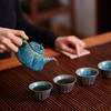 【大贤钧悦】非遗钧瓷套组1壶4杯 香云纱茶事收纳包 让茶生活伴随我们的出行 商品缩略图1