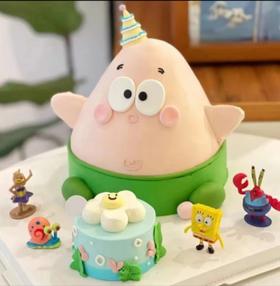 胖乎乎派大星蛋糕