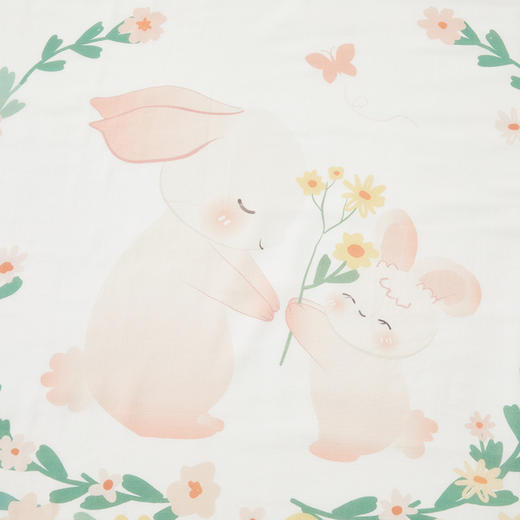 怡比我的农场纱布多功能毯HY24SPC002（红白/红黄）120*120cm 商品图3