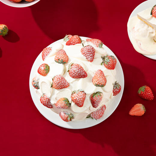 【草莓流心爆爆 】香甜草莓和绵软奶油的双重滋味下午茶蛋糕（重庆幸福西饼蛋糕） 商品图1