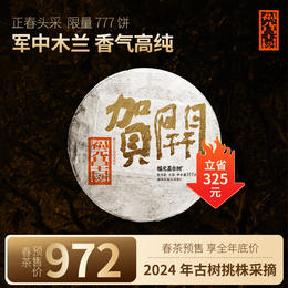 【福元昌古树】2024年茶王地系列-贺开古树纯料357g生饼
