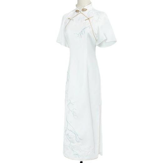 中式复古年轻款少女刺绣倒大袖改良旗袍连衣裙KK998 商品图4