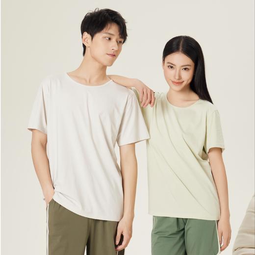 连绵·棉氨凉感短袖短裤情侣家居服（男/女） 商品图3