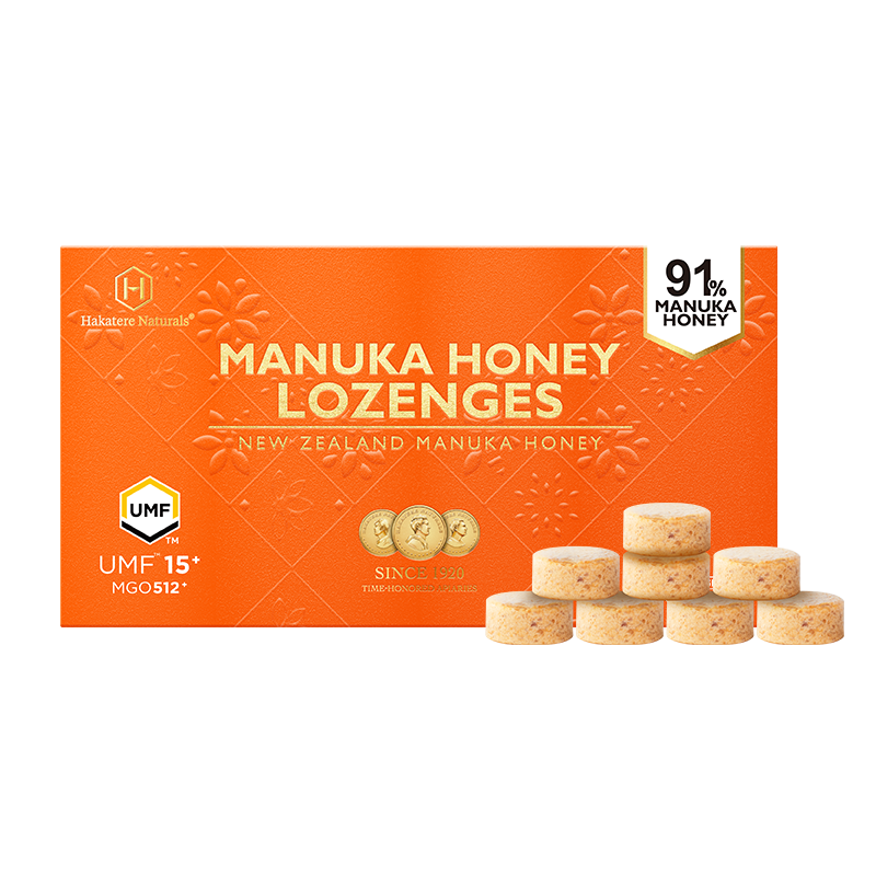 荷塔威UMF15+麦卢卡蜂蜜润喉含片 15+含量91%  新西兰进口 蜂蜜糖 便携 护嗓