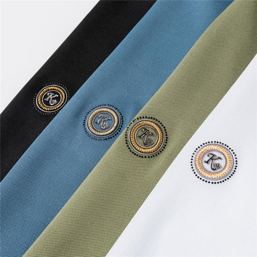 罗蒙夏季男士百搭时尚简约男t恤短袖polo衫亲肤柔软polo衫男短袖 商品图5