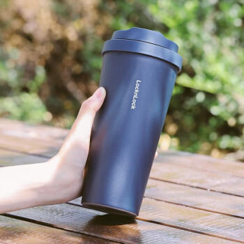 乐扣乐扣（LOCK&LOCK）保温杯遇见元气保温保冷咖啡杯男女高颜值水杯子550ML海蓝色 商品图6