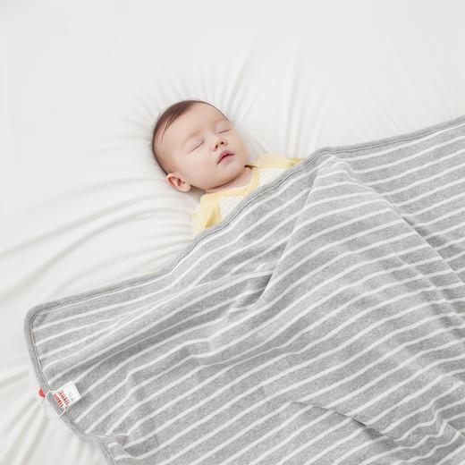 经典怡比全棉抱毯HY23WIC001白灰色调80*80cm 商品图4