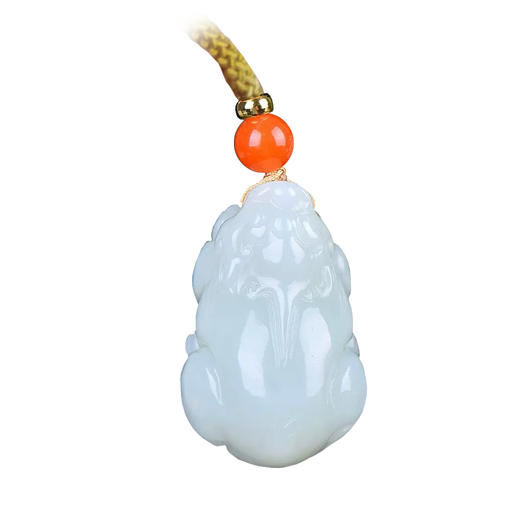 【经典】和田玉白玉貔貅吊坠 玉质温润 圆滑有致 抛光精细 匠心之作 商品图4