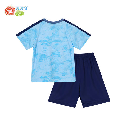 贝贝怡童装男童夏季运动套装速干透气2024新款儿童男孩夏款篮球服ZB2DT008 商品图7