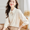 CCJDS-8697雪纺小香风衬衣2024年新款女法式气质长袖衬衫别致上衣漂亮小衫 商品缩略图2