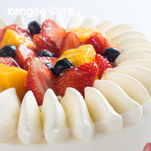 【高品质】和风甜心草莓 生日奶油蛋糕 新鲜水果 武汉三环内配送 提前48小时预定 商品图1