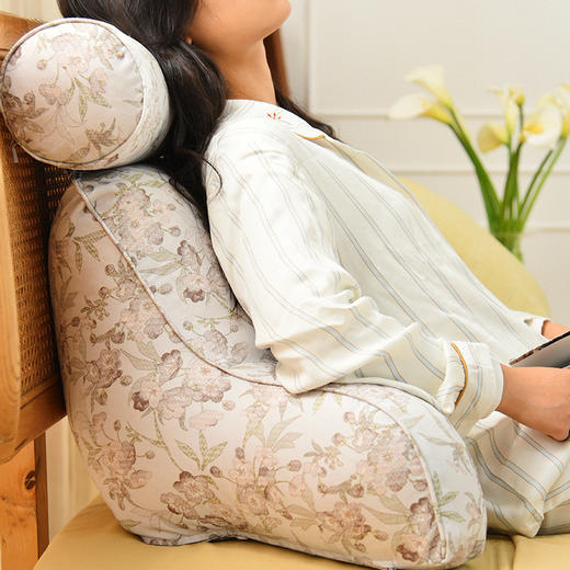 桃花夭夭多功能靠枕床头靠垫软包大靠背 商品图1