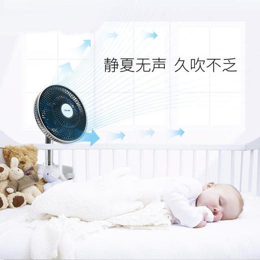 莱克（LEXY）电风扇家用宝宝小型迷你台式卧室空气循环扇 F102 商品图2