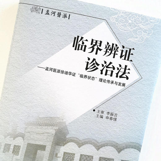 现货正版【出版社直销】临界辨证诊治法 孟河医派徐迪华证“临界状态”理论传承与发展 申春悌编 李振吉 审 中国中医药出版社 书籍 商品图1