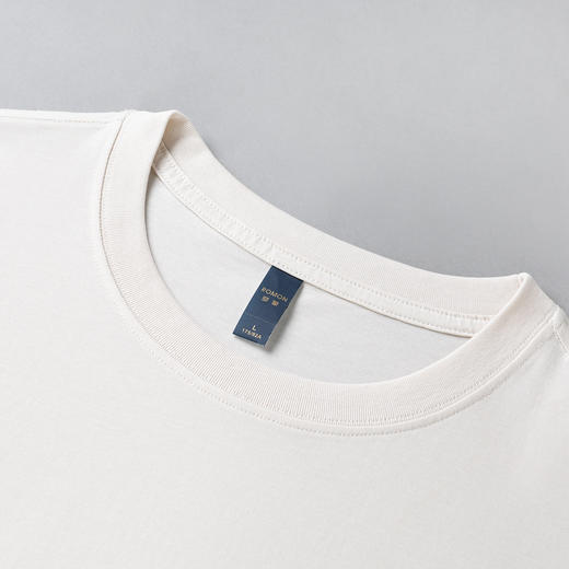 【桑蚕丝混纺】罗蒙春秋时尚胸花t恤男长袖t恤男时尚男士t恤舒适打底衫男 商品图9