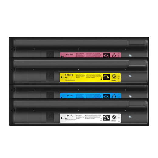 绘威T-FC30C四色大容量粉盒套装 适用东芝TOSHIBA e-Studio 2050C 2051C 2550C 2551C打印机墨盒 碳粉盒 墨粉 商品图1