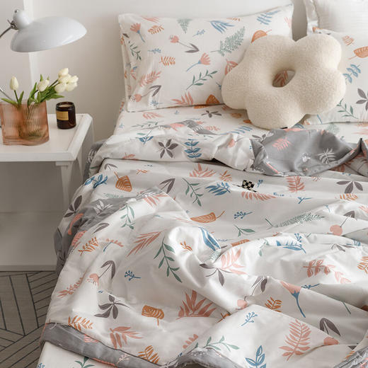 百丽安娜四季全棉夏凉被-朵拉花园 商品图4