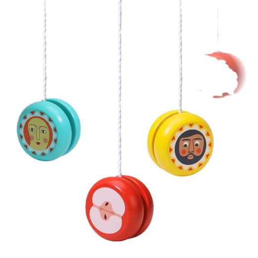 卡通木质悠悠球儿童可爱动物溜溜球幼儿园儿童礼物益智怀旧玩具 商品图4