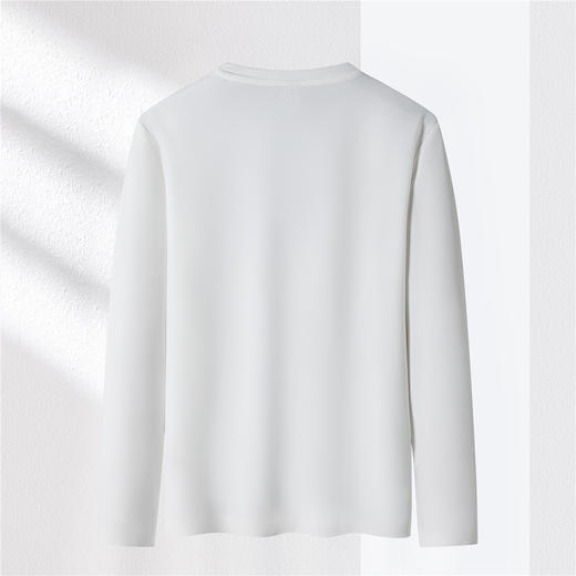 【小熊绣花】罗蒙春夏男装圆领t恤男长袖t恤男舒适男士t恤长袖上衣男体恤 商品图6