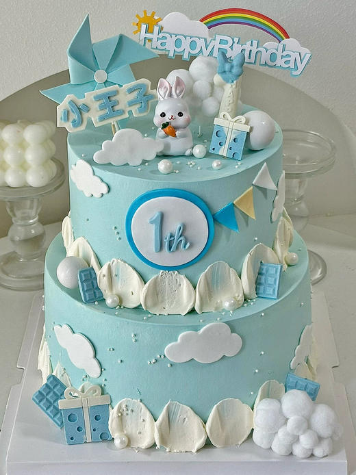 兔宝宝双层蛋糕 商品图0