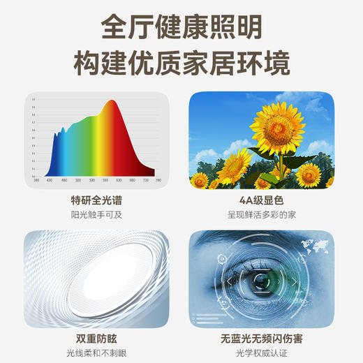 孩视宝AH37A-T 100w立体光客厅灯 商品图4