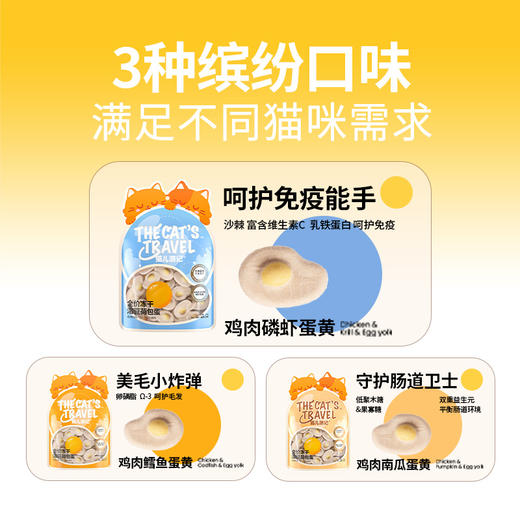 猫儿游记荷包蛋功能主食冻干 商品图1