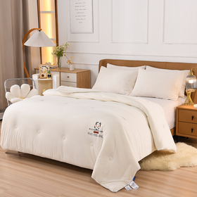 百丽安娜（Belle Anna） 2023秋冬新款 针织牛奶丝绒 大豆冬被