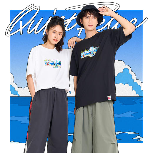 CityPop 肤感 T恤 QuietBlue（黑白两色）「宽松版型，喜欢合身拍小一码」 商品图1